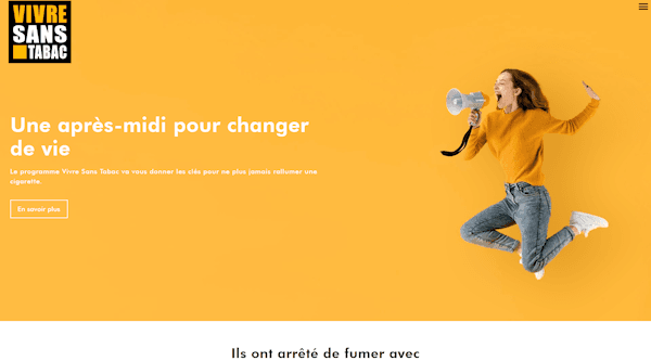 Site WordPress arrêt tabac hypnose Reims Vivre Sans Tabac – La Web Fabrik